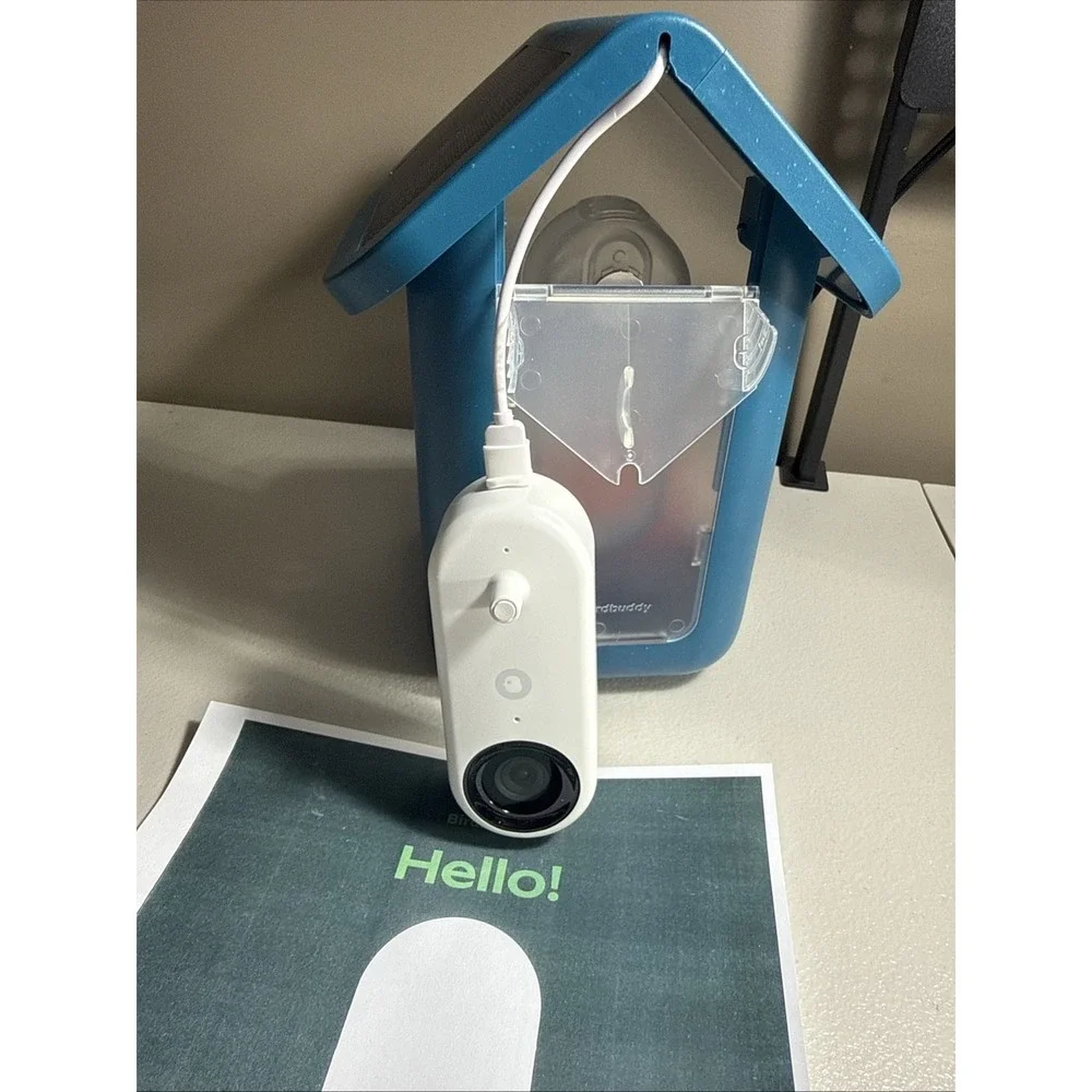 NEW Birdbuddy PRO Solar Smart Bird Feeder HDR 2K Slow Motion Video No Box NICE